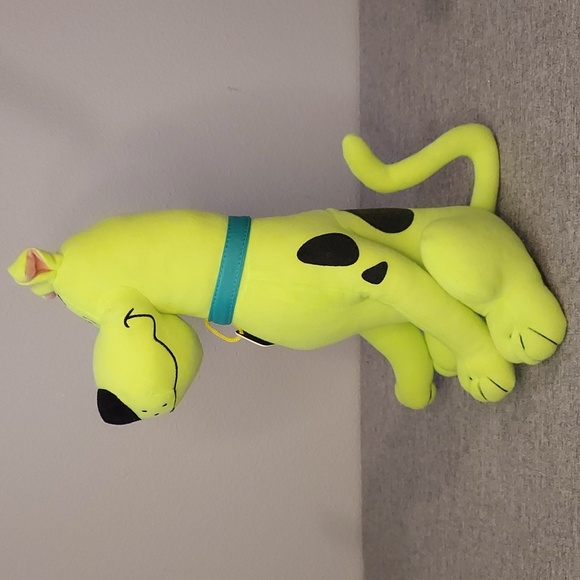 Scooby-Doo 12" Neon Fluorescent Green Stuffed Plush Animal Toy Factory Stuffie - Picture 2 of 9